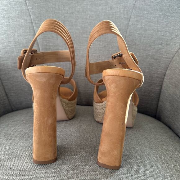 NWOT: Schutz Bliese Platform Nubuck Heel - Picture 5 of 9